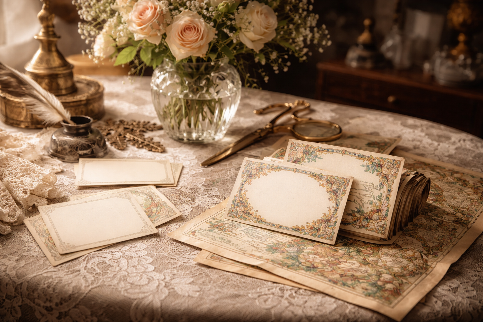 訪問札とトレードカード