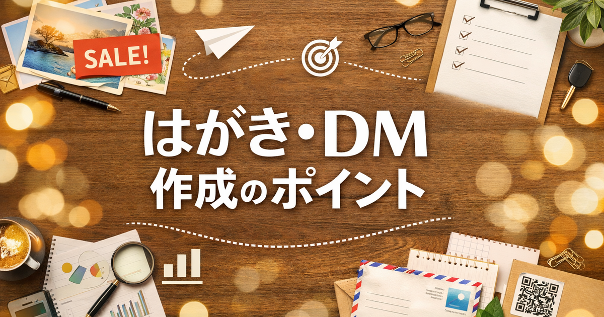 はがき・DM作成のポイント