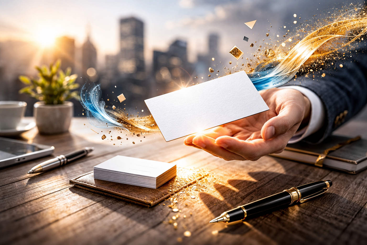 記憶に残る名刺を作成