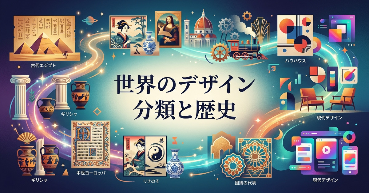 世界のデザイン分類と歴史