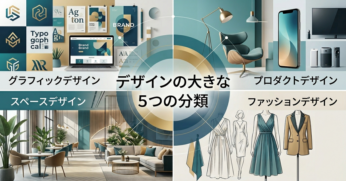 デザインの大きな5つの分類