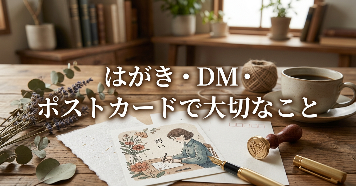 はがき・DM・ポストカードで大切なこと