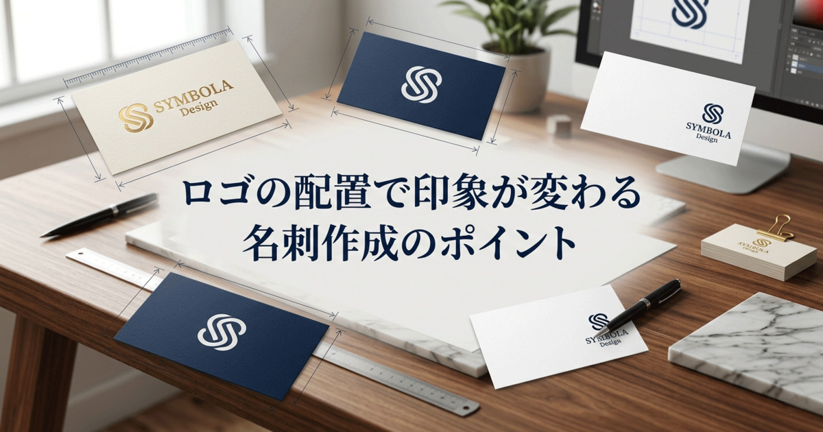 ロゴの配置で印象が変わる名刺作成のポイント