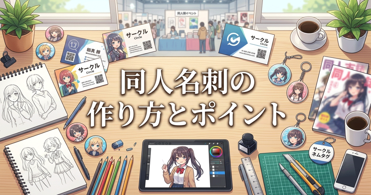 同人名刺の作り方とポイント