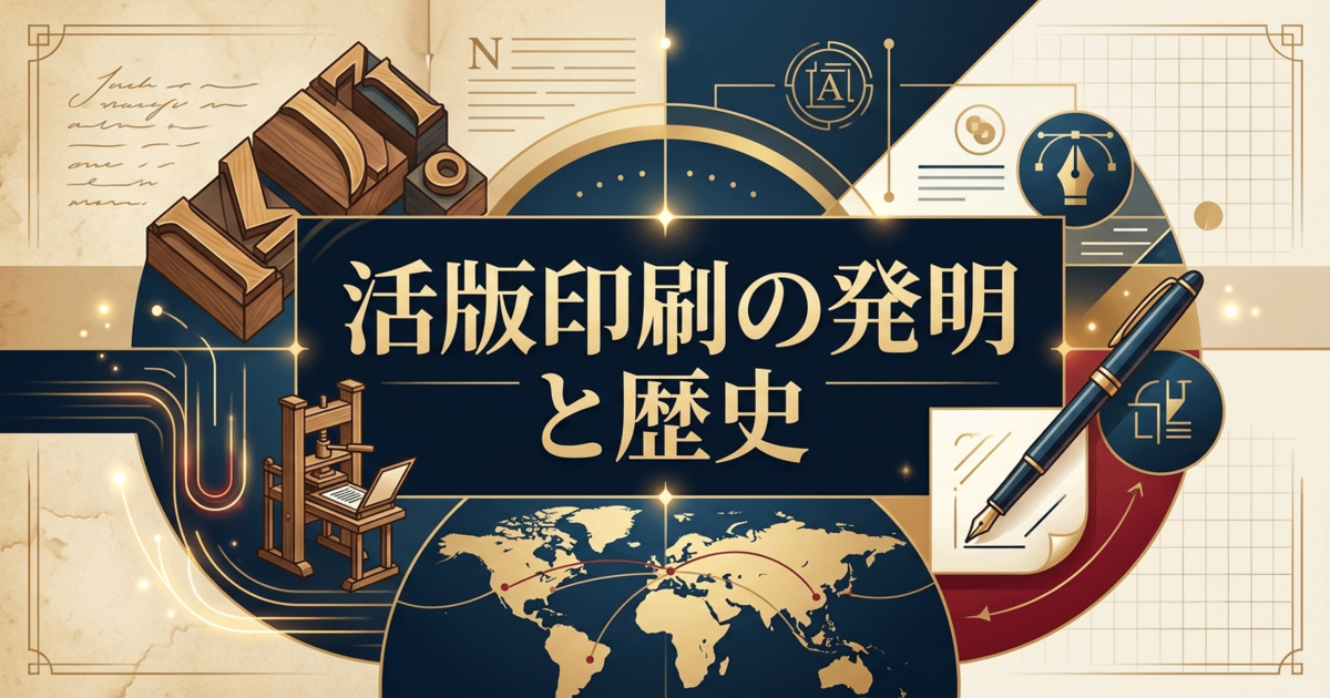 活版印刷の発明と歴史