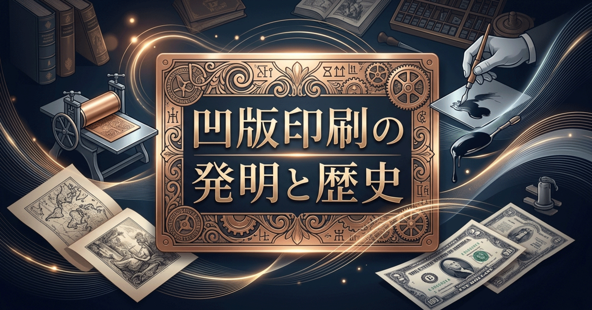 凹版印刷の発明と歴史