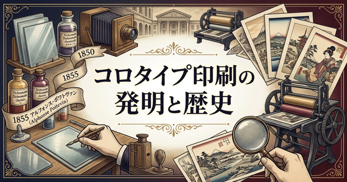 コロタイプ印刷の発明と歴史
