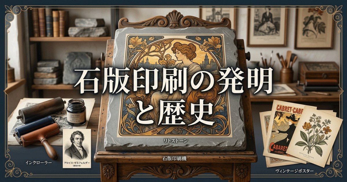 石版印刷の発明と歴史