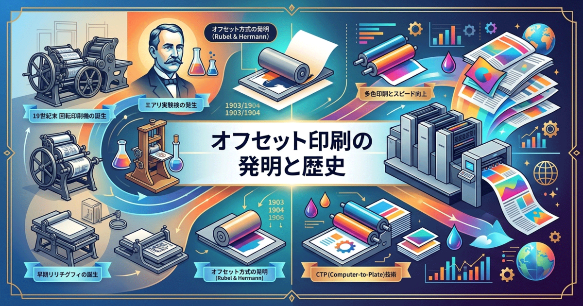 オフセット印刷の発明と歴史