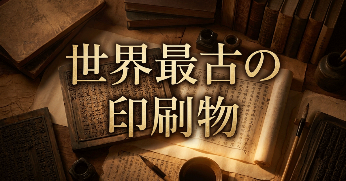 世界最古の印刷物