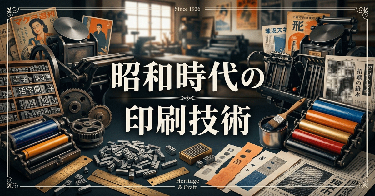 昭和時代の印刷技術