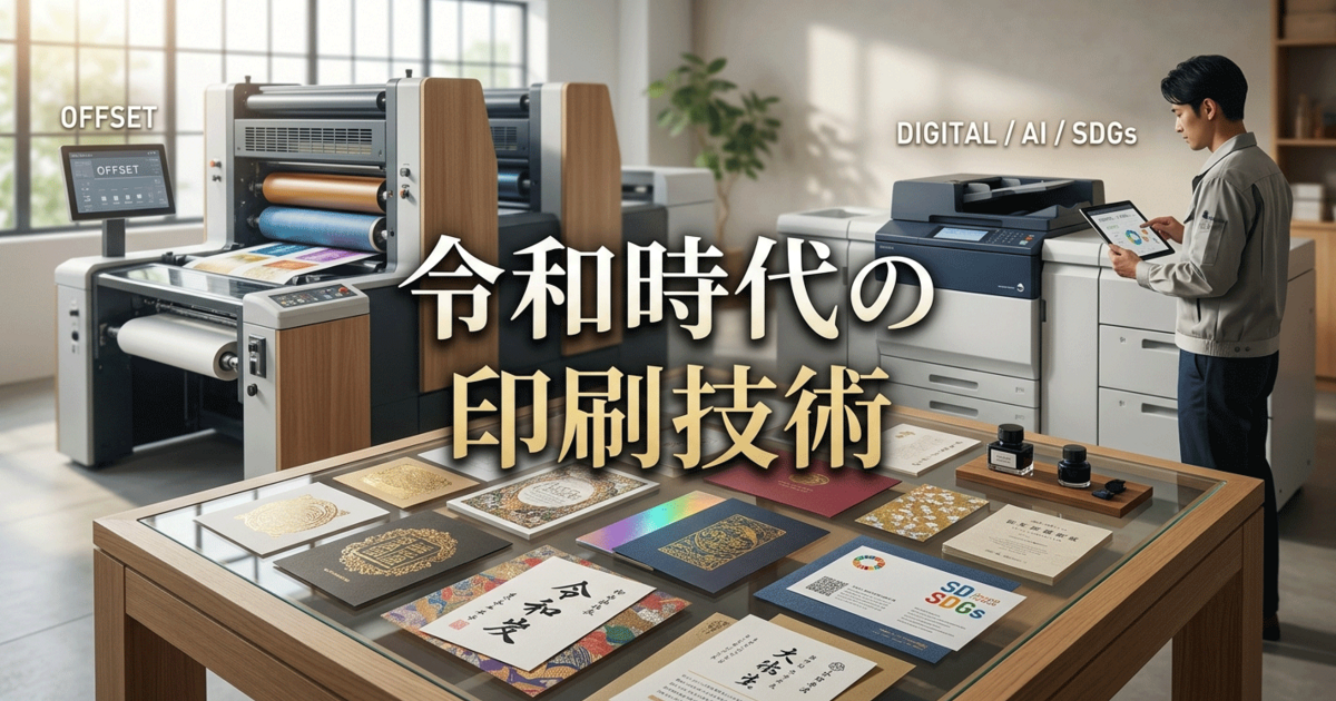 令和時代の印刷技術