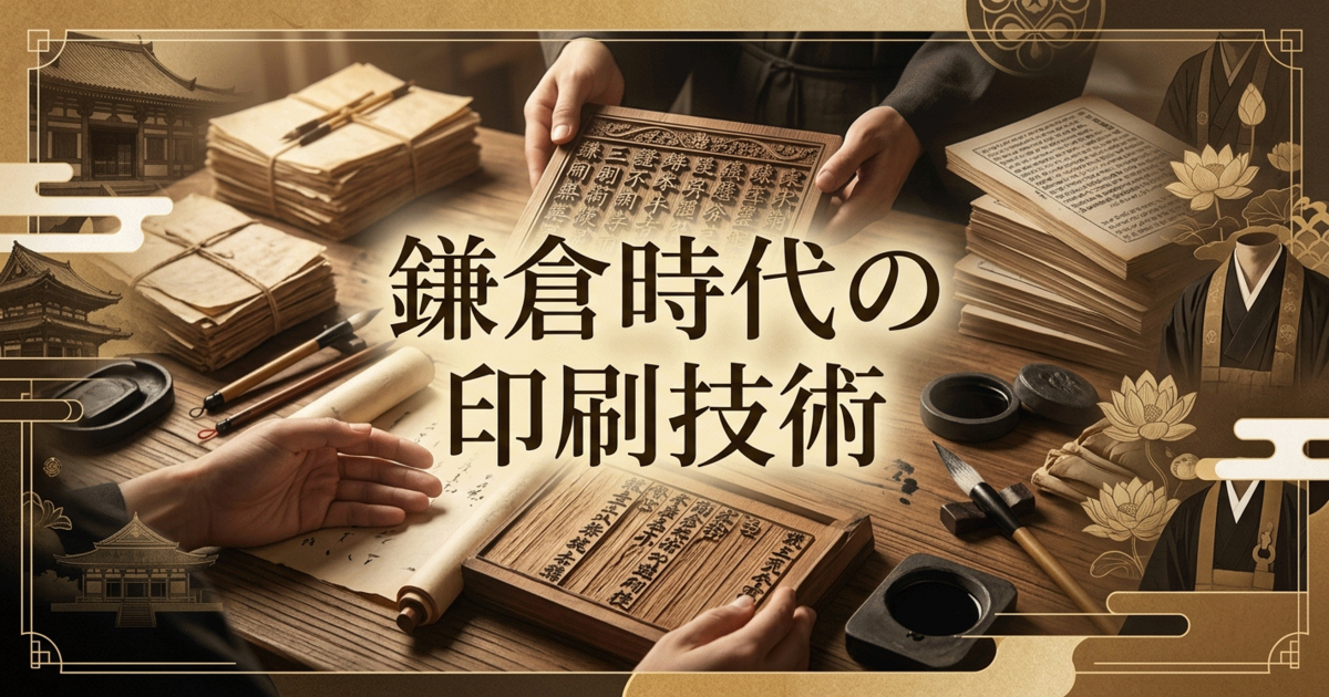 鎌倉時代の印刷技術