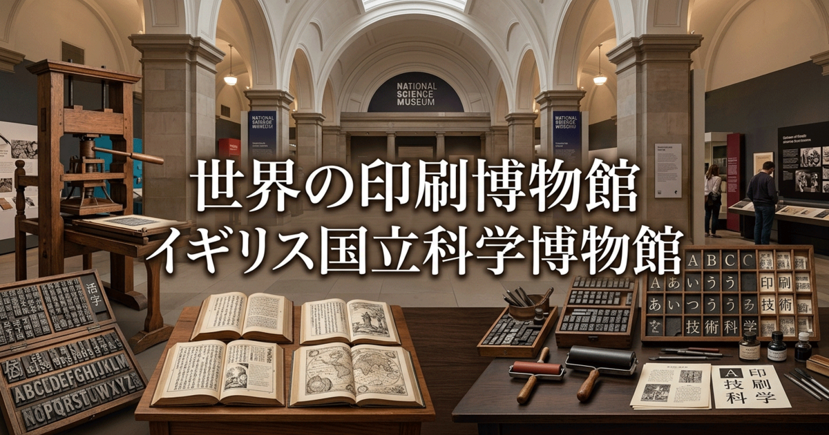 世界の印刷博物館：イギリス国立科学博物館