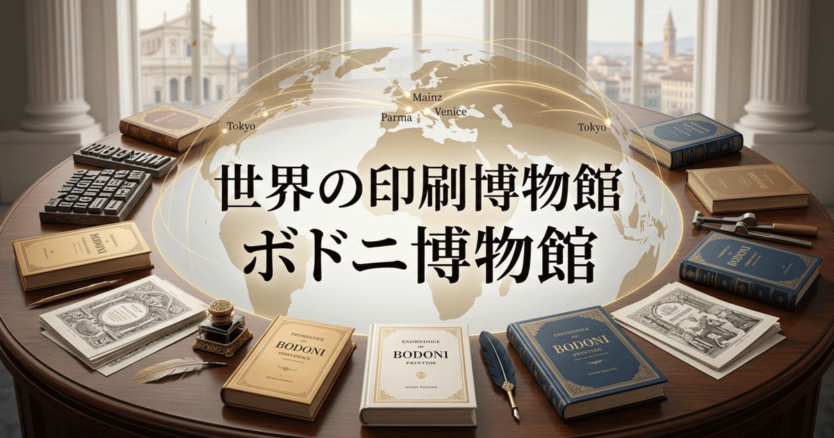 世界の印刷博物館：ボドニ博物館