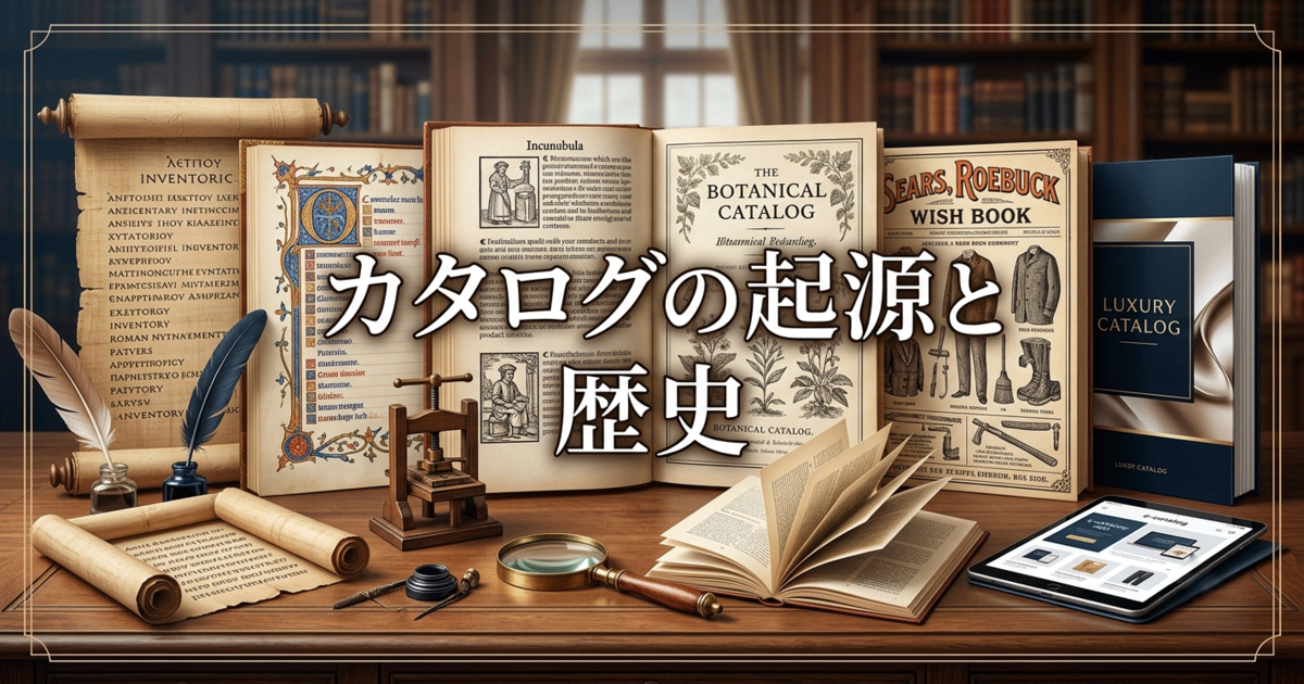 カタログの起源と歴史