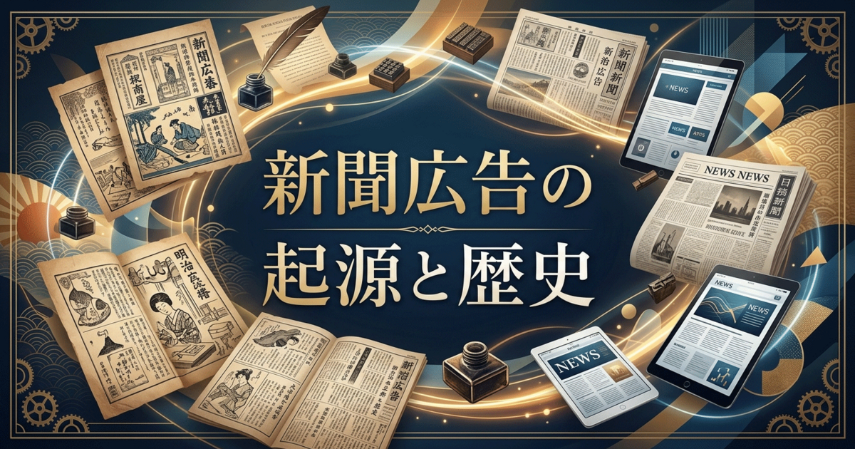 新聞広告の起源と歴史