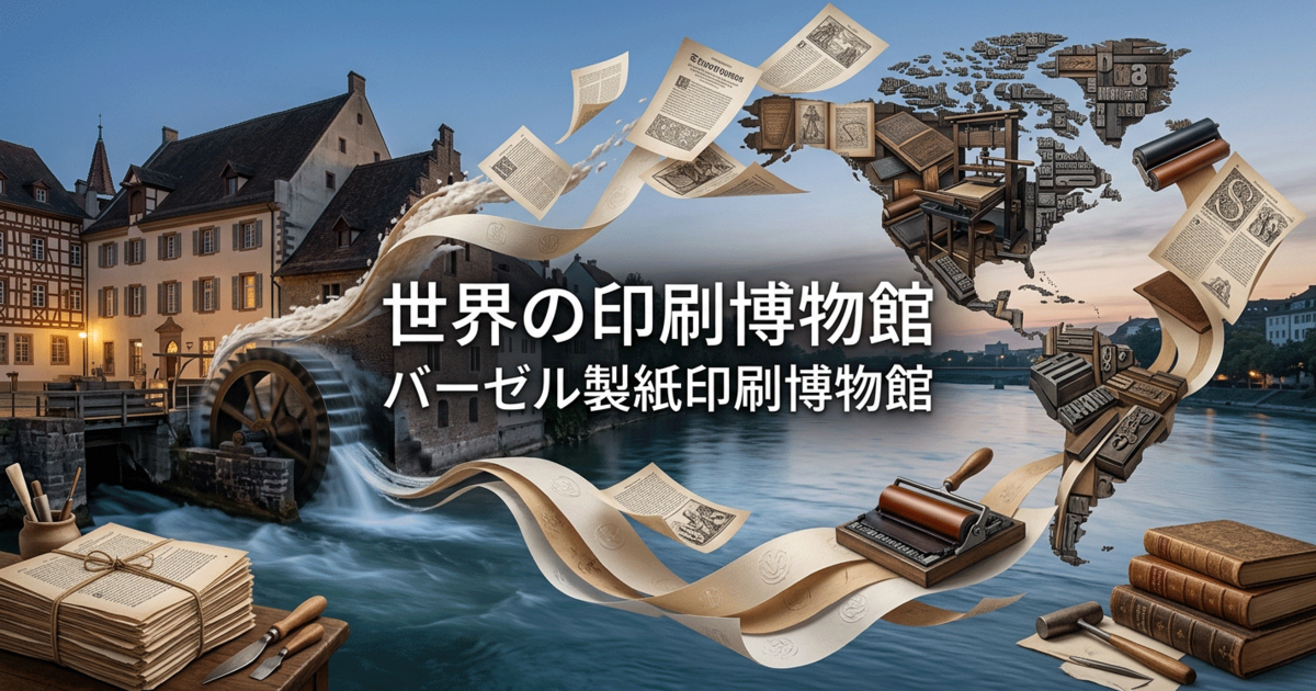 世界の印刷博物館：バーゼル製紙印刷博物館