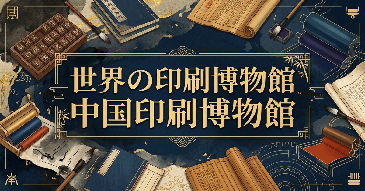 世界の印刷博物館：中国印刷博物館