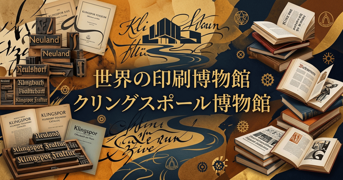 世界の印刷博物館：クリングスポール博物館