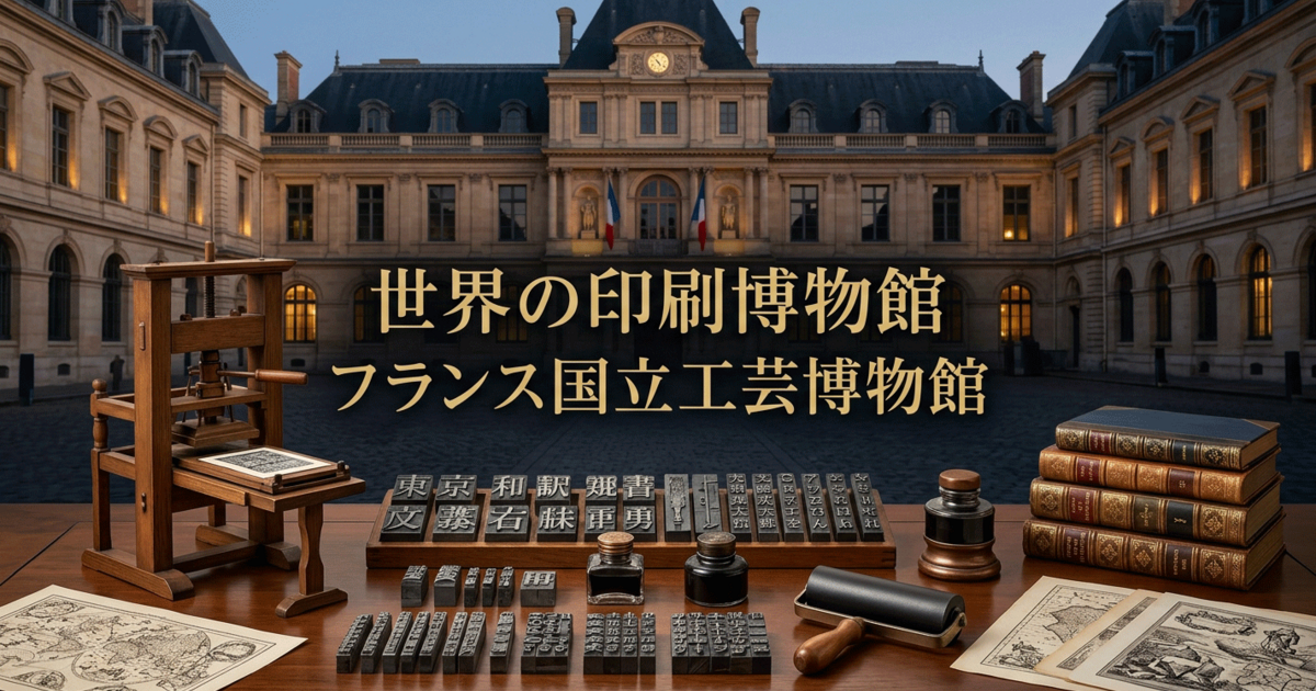 世界の印刷博物館：フランス国立工芸博物館