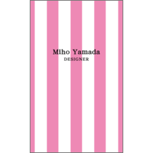 しながわデザイン室の作品発表：名刺の作成と印刷：柄_ストライプ_3