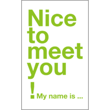 しながわデザイン室の作品発表：名刺の作成と印刷：ロック_グリーン_1