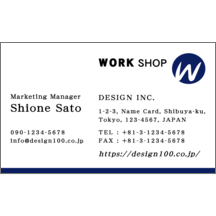 ロゴ作成_ブルー_5のデザインで作成と印刷