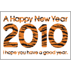 しながわデザイン室の作品発表：はがき作成とDM印刷：動物_虎_1