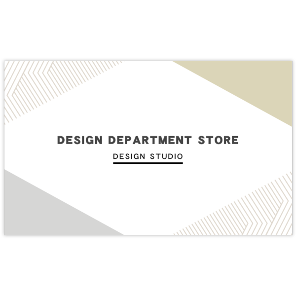 図形_三角_1の名刺デザイン作成と印刷