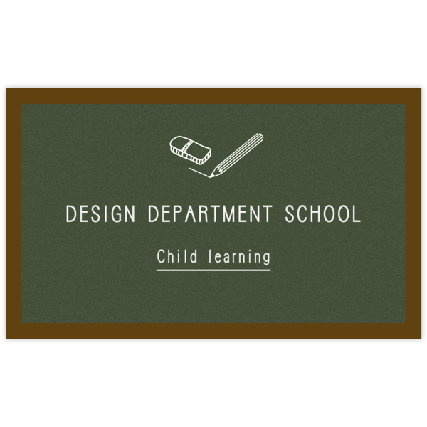 イラスト_用具_8の名刺デザイン作成と印刷