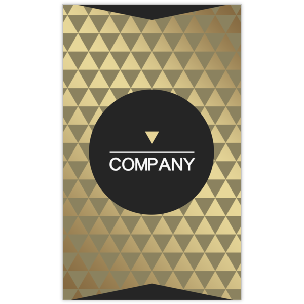 ゴージャス_丸_1の名刺デザイン作成と印刷