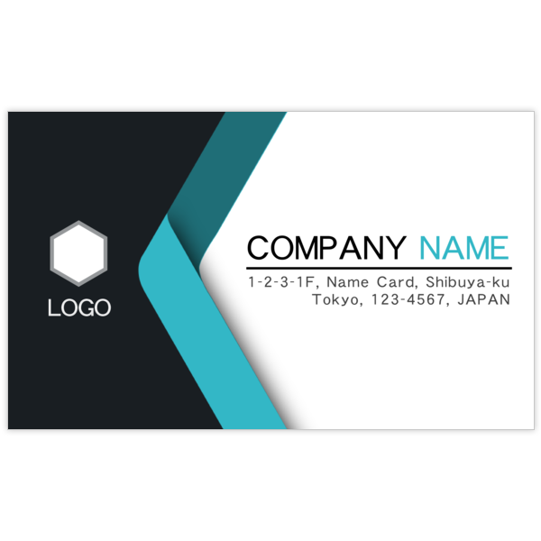 アーバン_グラデ_1の名刺デザイン作成と印刷