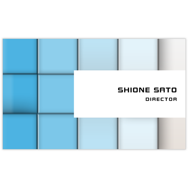 ファンシー_四角_5の名刺デザイン作成と印刷