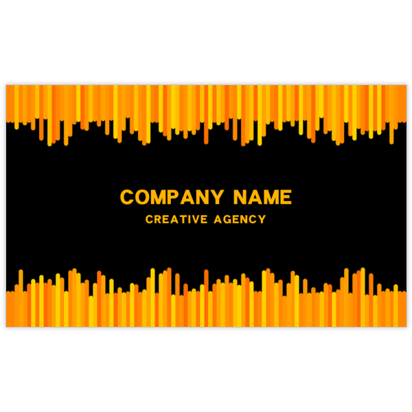 ビビット_波_1の名刺デザイン作成と印刷