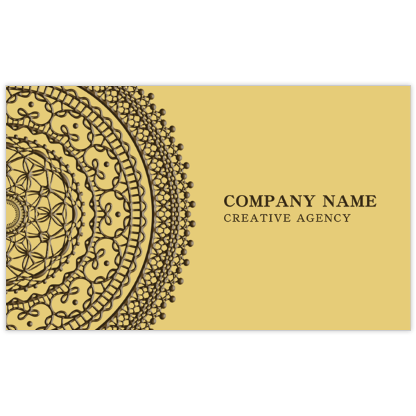 エレガント_レース_4の名刺デザイン作成と印刷