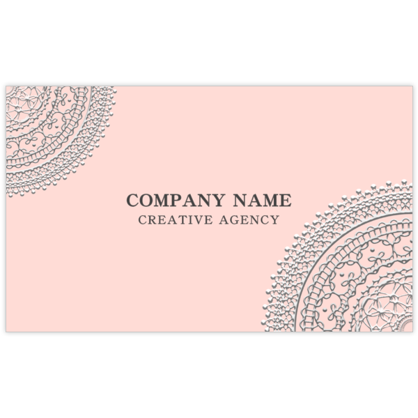 エレガント_レース_6の名刺デザイン作成と印刷