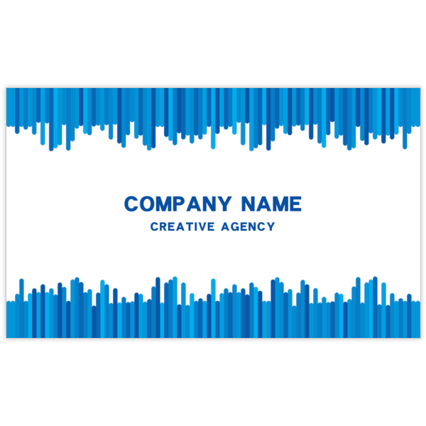 ビビット_波_3の名刺デザイン作成と印刷