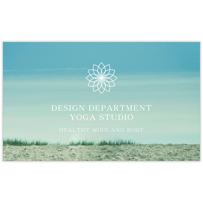 村本　進のYOGAインストラクターの名刺デザイン作成と印刷