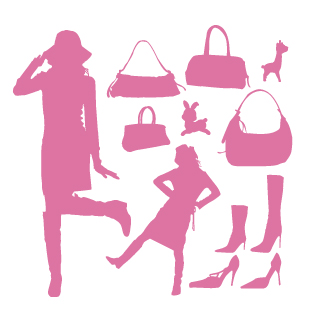 ロイヤリティーフリー素材：Fashion Item:Illustrator