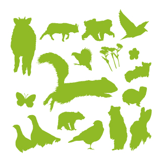 ロイヤリティーフリー素材：Animal:Illustrator