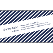 名刺作成｜柄_ストライプ_2｜932