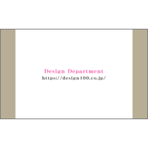 ツートン_ベージュ_1のデザインで作成と印刷