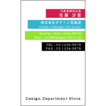 名刺作成｜ポイント_カラフル_1｜2261