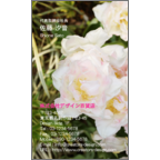 ４ｂｉｒｄの作品発表：名刺の作成と印刷：Flower