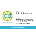 ａｔーｄｅｓｉｇｎの作品発表：名刺の作成と印刷：ロゴ編集_ポップ01