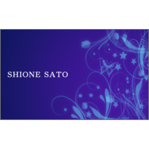 名刺作成｜フェミニン_蝶_1｜5673