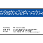 アイランダーズの作品発表：名刺の作成と印刷：イラスト_ライン_１