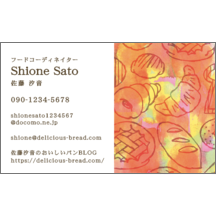 ファンシー_食べ物_2のデザインで作成と印刷