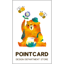 名刺作成｜イラスト_クマ_18｜7517